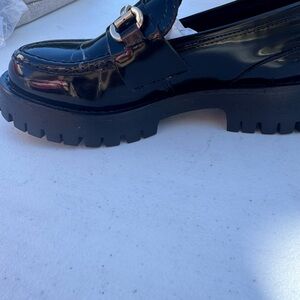 Black Patent Leather Loafers